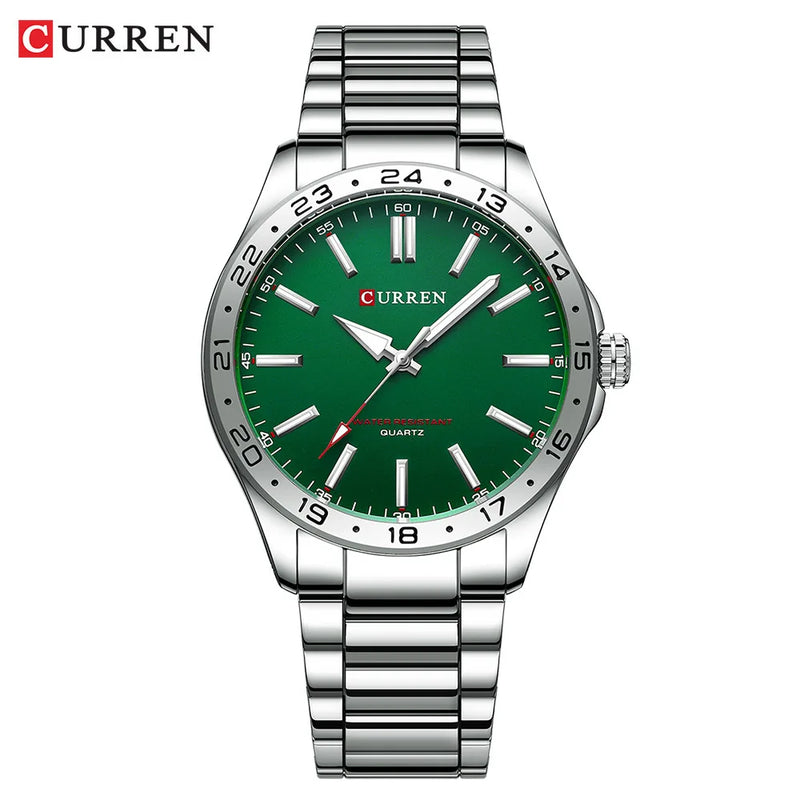 CURREN 8452 - Relógio de Quartzo Masculino: Estilo, Precisão e Conforto!